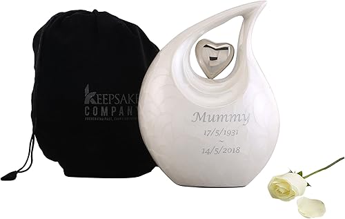 Miniatura 36 de Urna en Forma de Corazón en Lágrima para Cenizas Humanas Urnas de Cremación de Cenizas Urna para Cenizas Humanas Urna de Cremación Decorativa