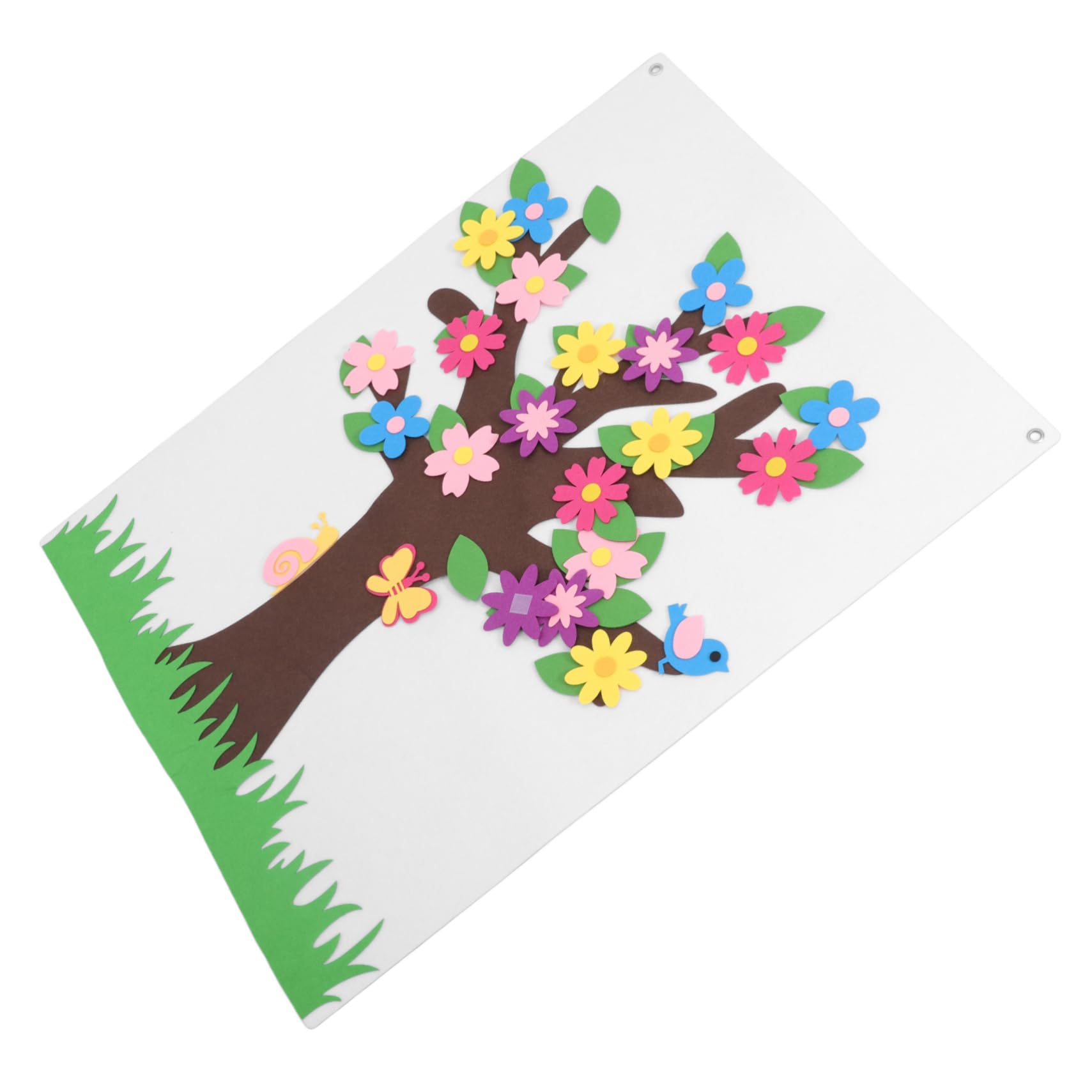 BESPORTBLE Felt Board Flower Set for Kids Classroom Wall Decor Handmade Storyboard