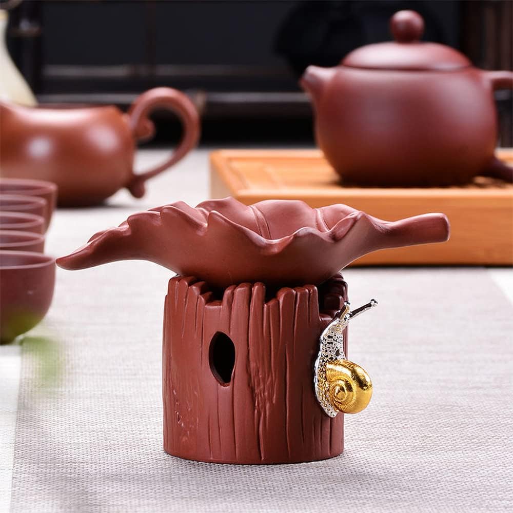 XIALON 5.1inch Creative Purple Sand Tea Filter Tea Strainer Kung Fu Tea Set Tea Ceremony