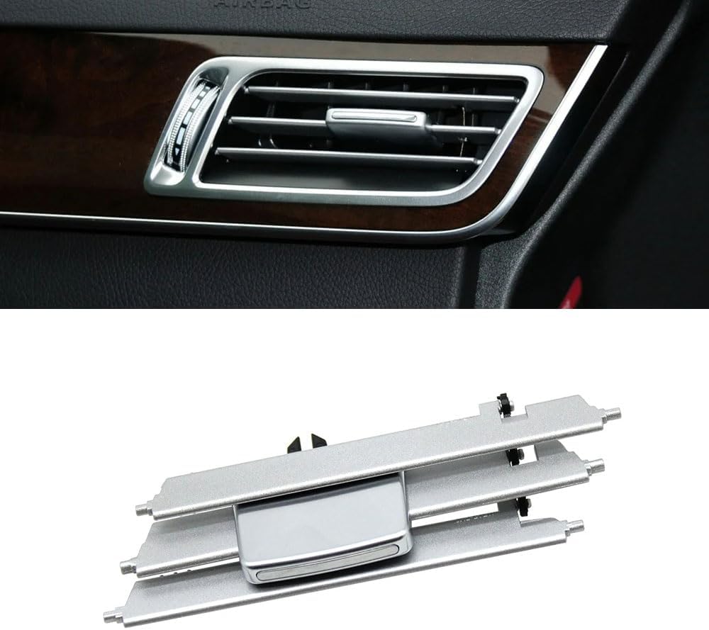 Goodithy Compatible with Mercedes Benz E-Class Sedan W212, Front Air Vent Outlet Repair Kit, Dashboard Air Conditioning Grille AC Tab Clip Slider Repair Kit Trim Replacement (Front Right)