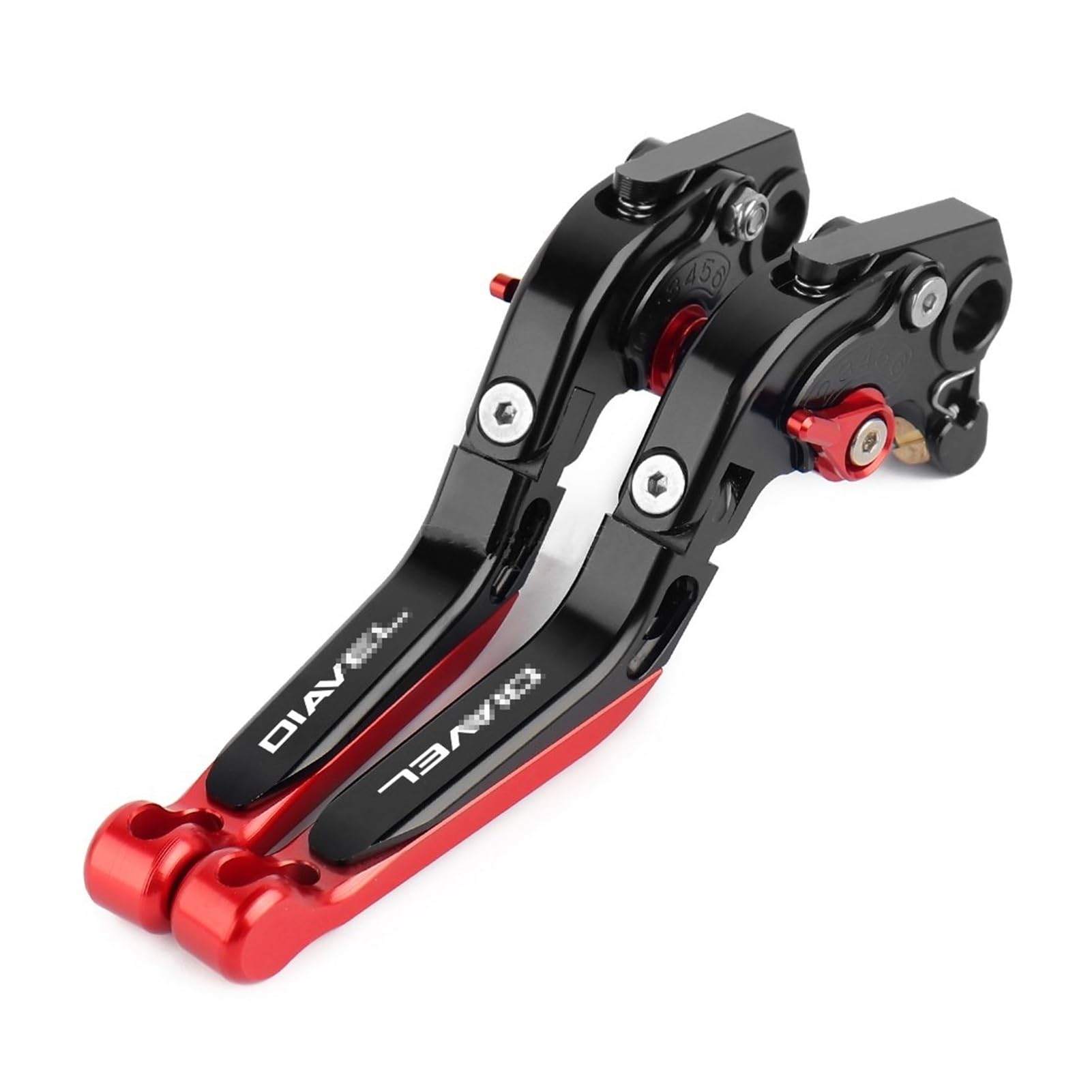 Asddllnn 2 For Ducati For Diavel/Carbon/Xdiavel/S 011-018 Motorcycles Cnc Foldable Extendable Brake Clutch Levers Handlebar