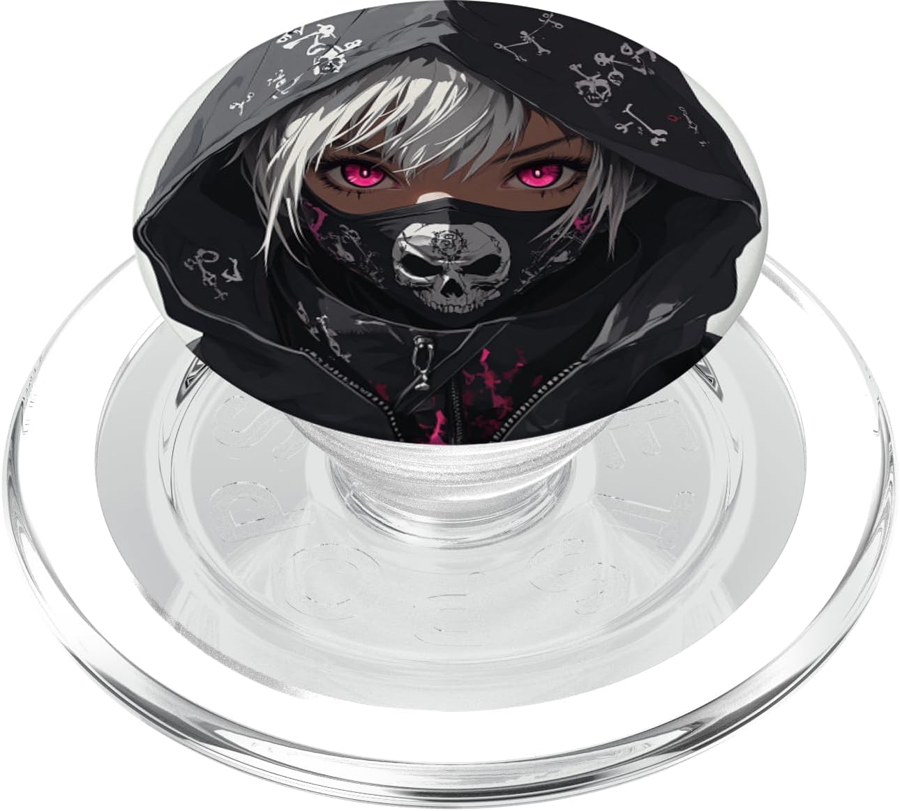 Anime Girl Otaku Kawaii Manga Reader Japanese PopSockets PopGrip for MagSafe