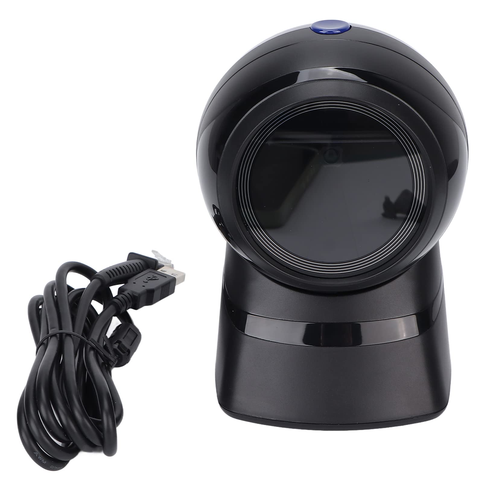 Wired Barcode Scanner Easy Connection High Sensitivity Desktop
