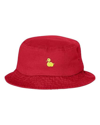 One Size Red Adult Yellow Duck 