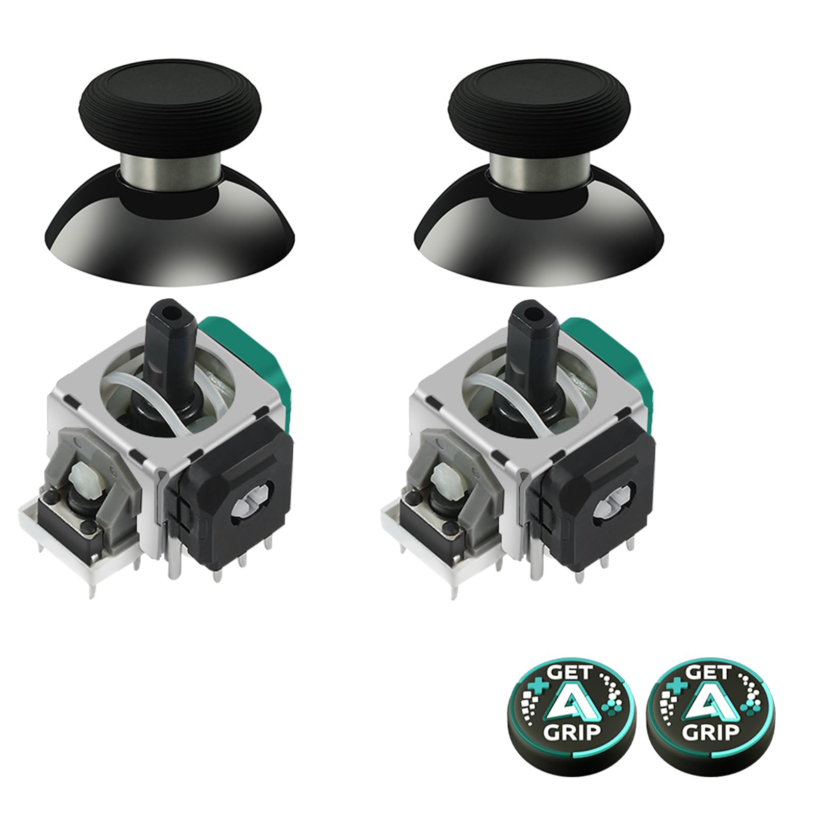 GuliKit TMR Electromagnetic Joysticks for Xbox Series X/S Controller, Stick Replacement Accessories for Xbox Series X/S Controller, Thumbstick Caps included