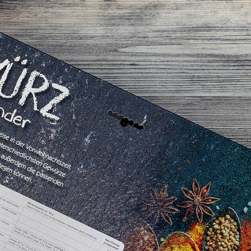Foto von ROTH Gewürz-Adventskalender gefüllt mit 24 hochwertigen Kräutern und Kochbuch zum Kochen im Advent, Gewürzmischung-Kalender für die Adventszeit