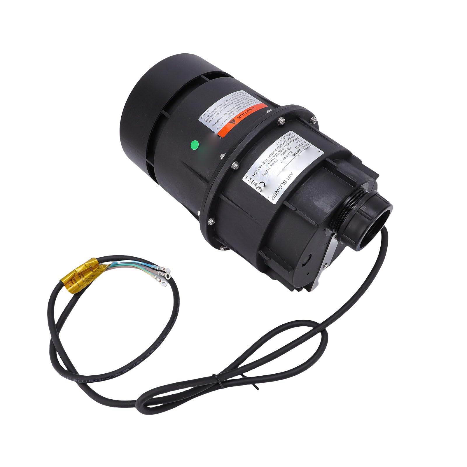 FILFEEL Bomba de Circulación SPA para Bañera y - de Circulación Eficiente de 220-240 V con Burbuja de Oxígeno Integrada y Sobrecarga - Carcasa de Plástico, 245 X 142 Mm (700W)