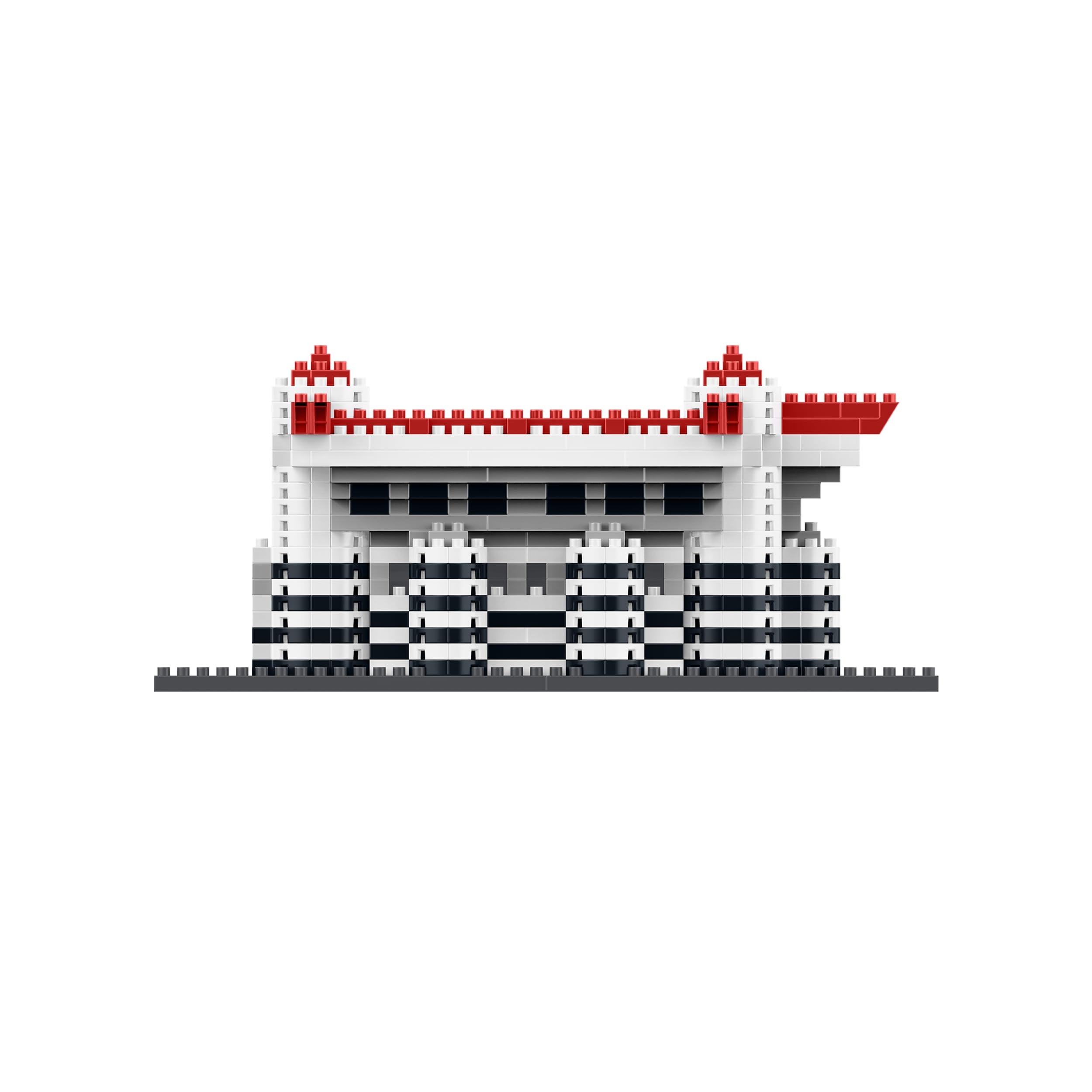 FOCO Offizielles Lizenzprodukt AC Milan San Siro BRXLZ-Steine 3D-Mini-Fußballstadion BAU-Set