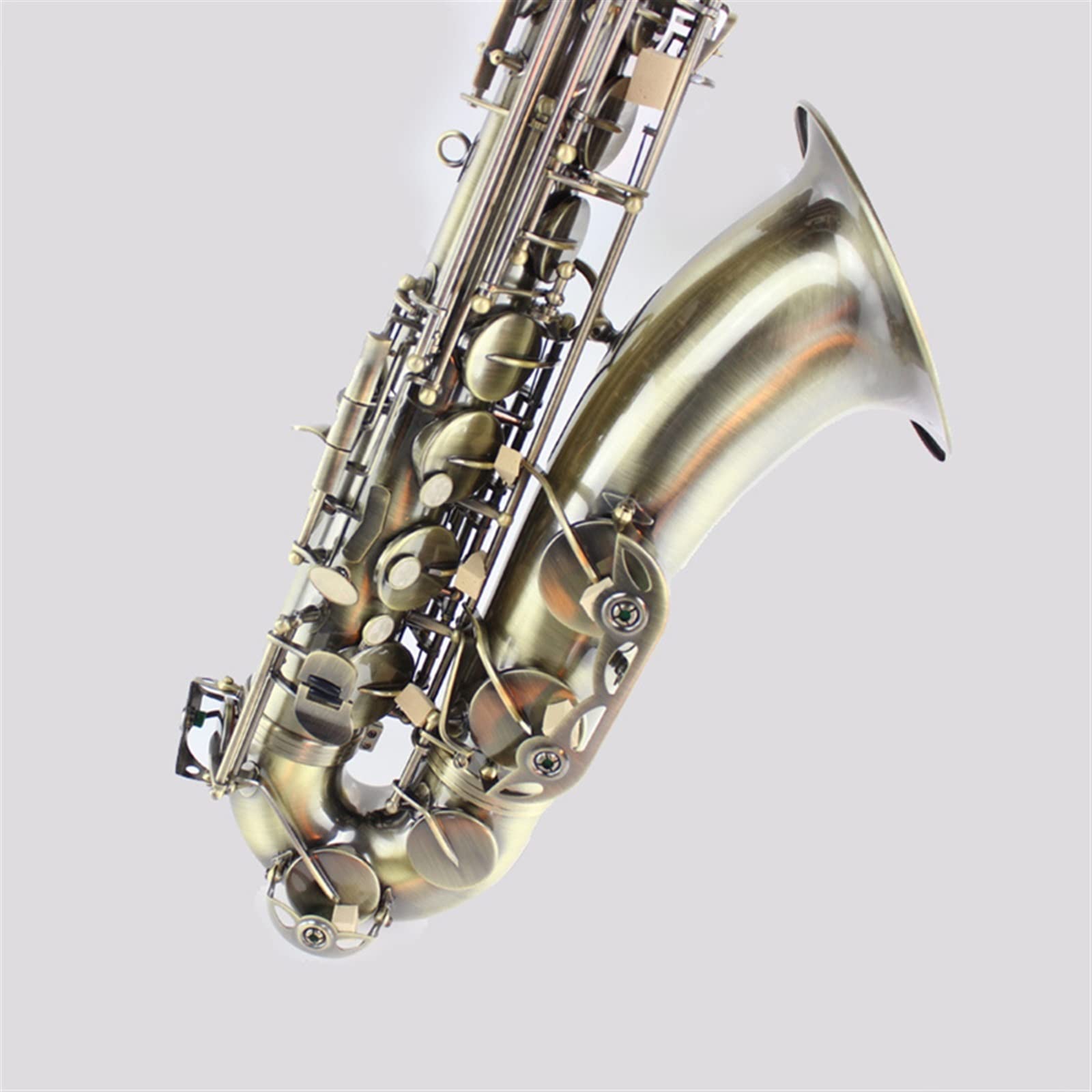 Saxofón Profesional Saxofón Tenor BB Superficie De Latón Instrumento De Viento De Madera Saxofón Instrumentos Musicales con Estuche