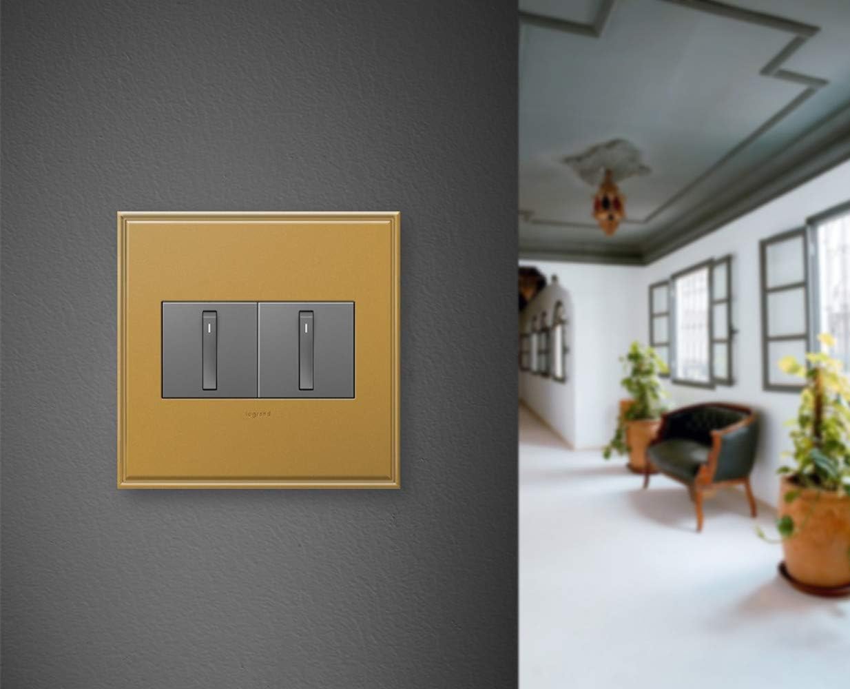 Super Big Clearance! Legrand adorne Oil-Rubbed Bronze, 2-Gang Wall Plate, AWC2GOB4