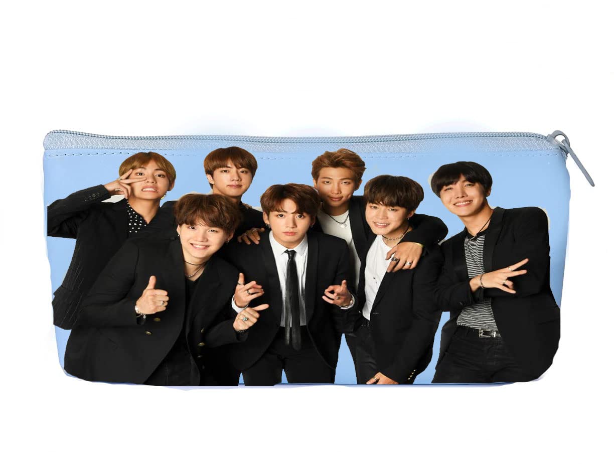 Neel® BTS Team Pencil Case Pencil Pouch for Kids BTS Army Team Pencil Pouch Travel Pouch Cosmetic Pouch for Girls School Stationery Pencil Pouch for Kids Return Gift Set for Kids (Blue BTS, 1pcs) (B0B9K6SGT2) Amazon Price History, Amazon Price Tracker