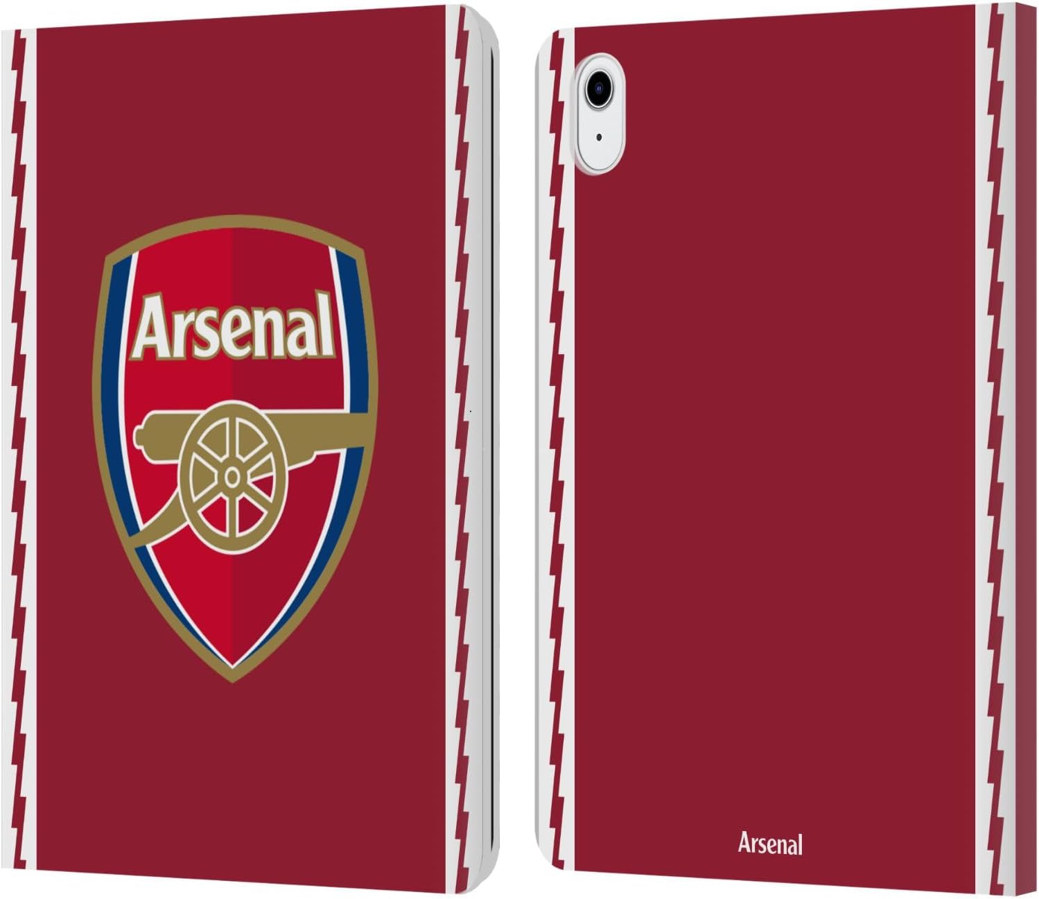 Head Case Designs Officially Licensed Arsenal FC Away 2022/23 Crest Kit Leather Wallet Case Compatible with Apple iPad Pro 11 M4/M5 2024/2025