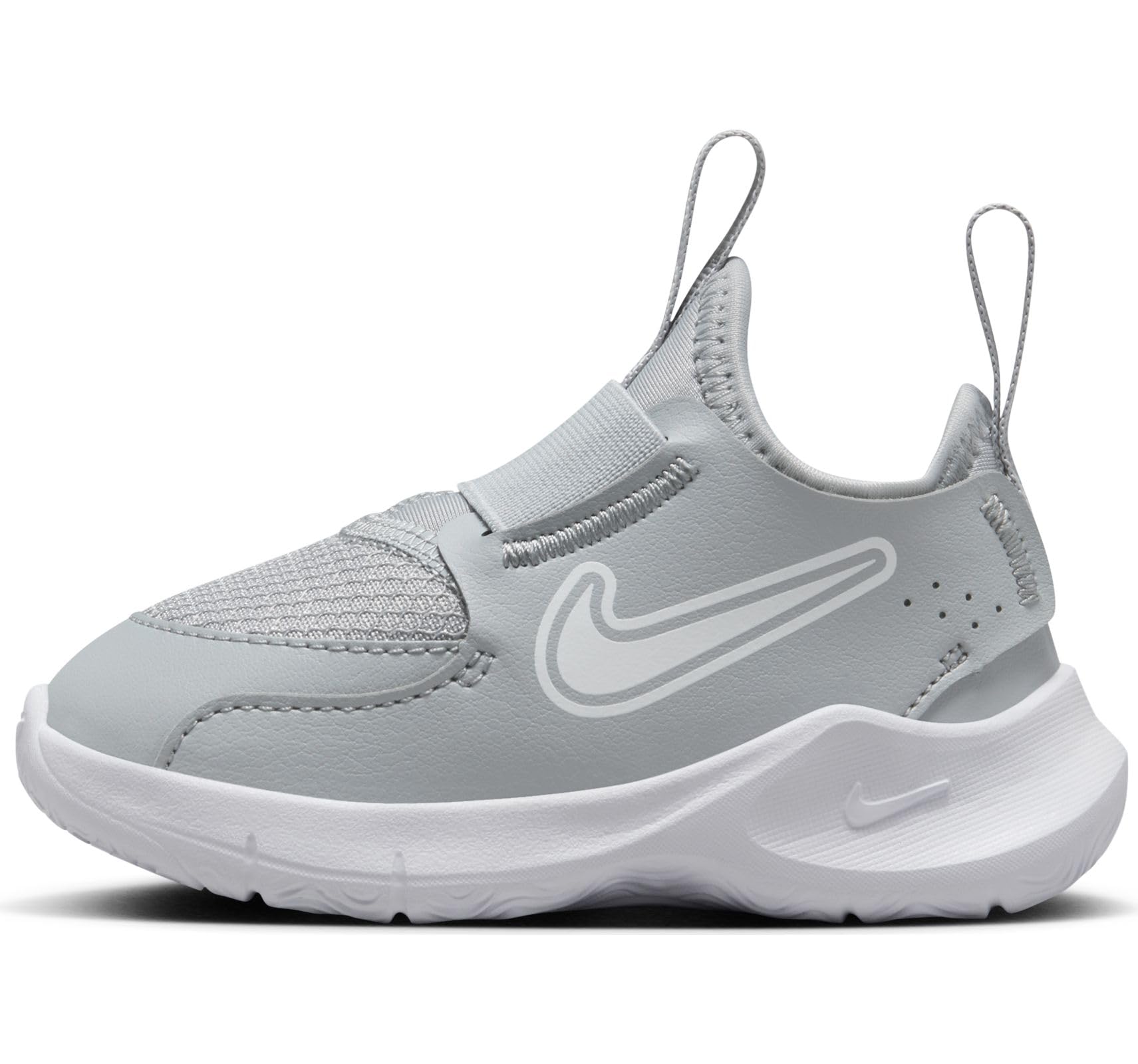 NIKE Boys Flex Runner 3 Td Sneaker, Wolf Grey White, 3.5 UK Child