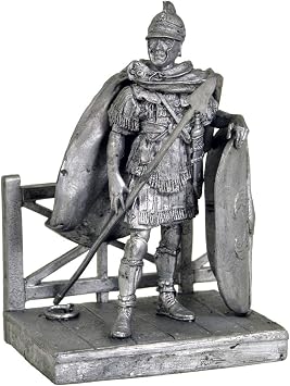 Rome. Centurion. Ancient Roman Naval Forces. Battle of Actium September 2, 31 BC, Metal Sculpture. Collection 54mm Scale 1/32 Miniature Figurine. Tin Toy Soldiers