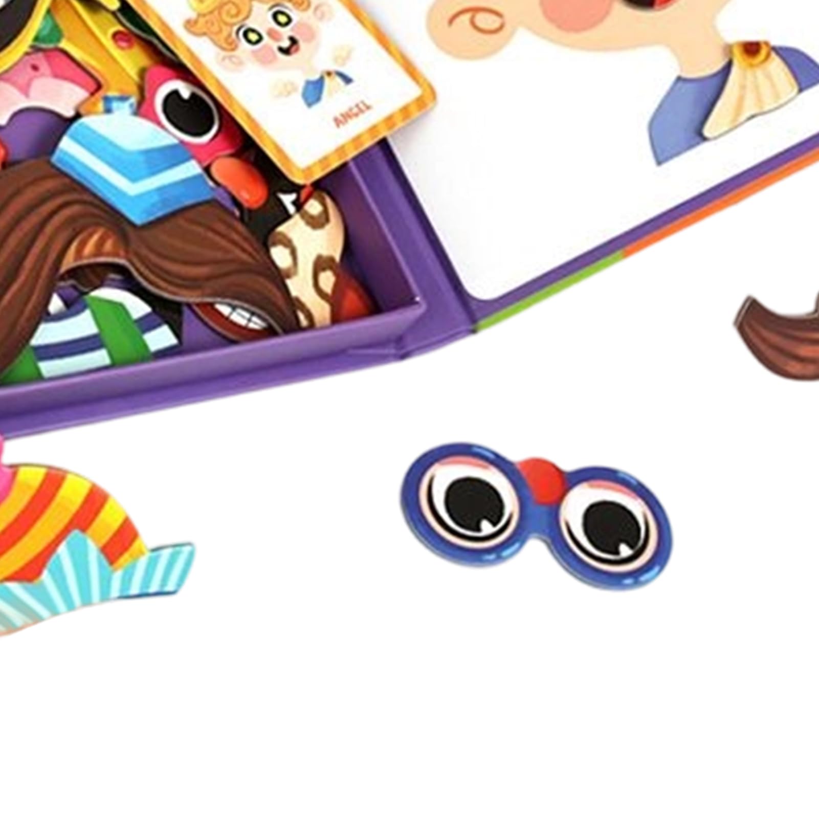 Genérico Puzle de Vestir,Tablero Magnético Educativo para DIY,Juegos de Vestir DIY y Hechos a Mano | para Niñas De 3 A 6 Años Juego De Imitación Preescolar Regalo