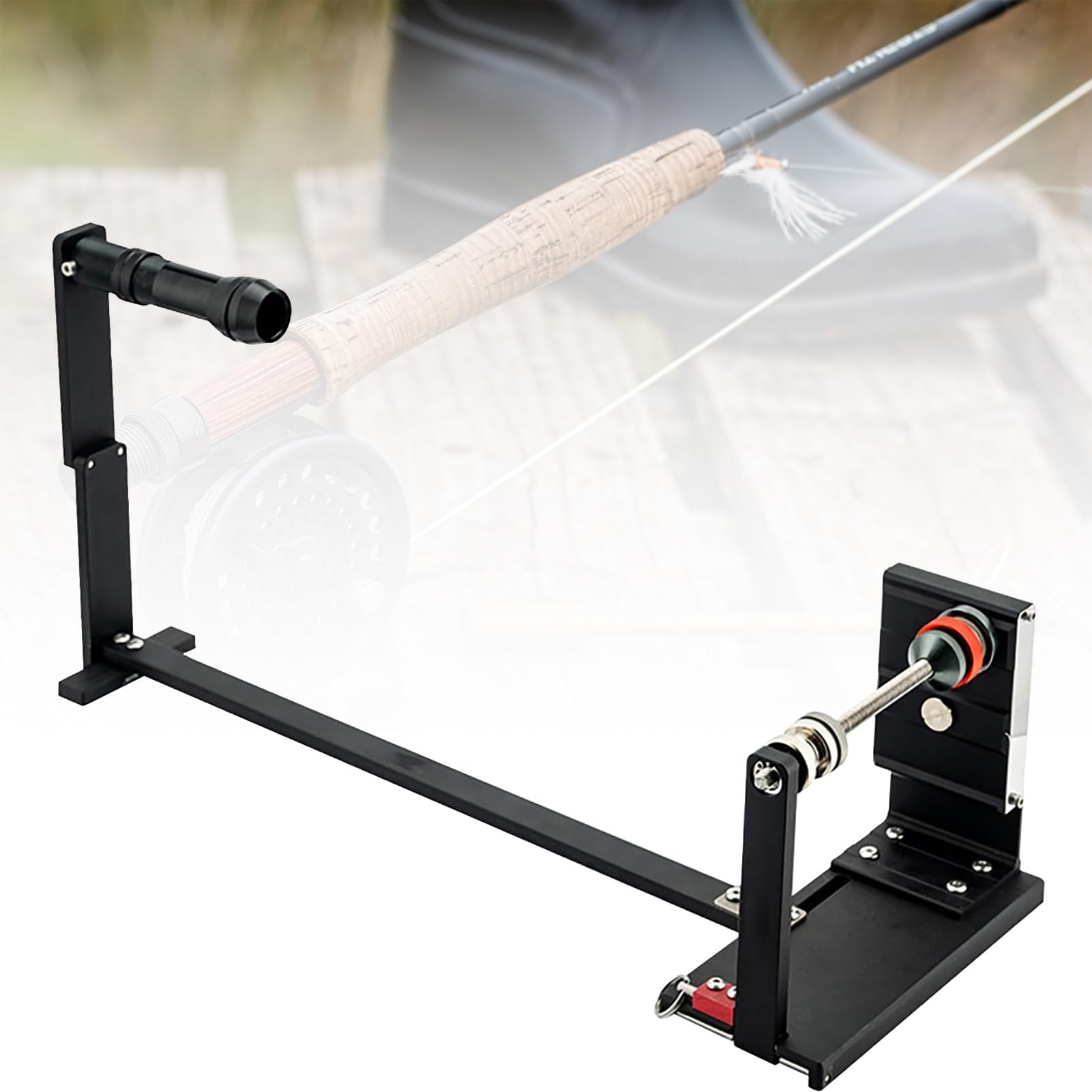 Eiwitany Adjustable Tension Fishing Line Spooling Station, Multi-Purpose Line Winder & Unwinder Tool for Spincast Fishing Reels