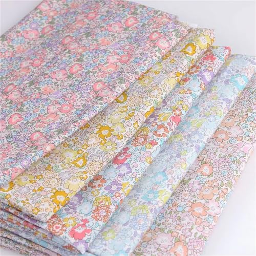 Tissu imprimé fleurs fraîches en coton fin de qualité supérieure - 2