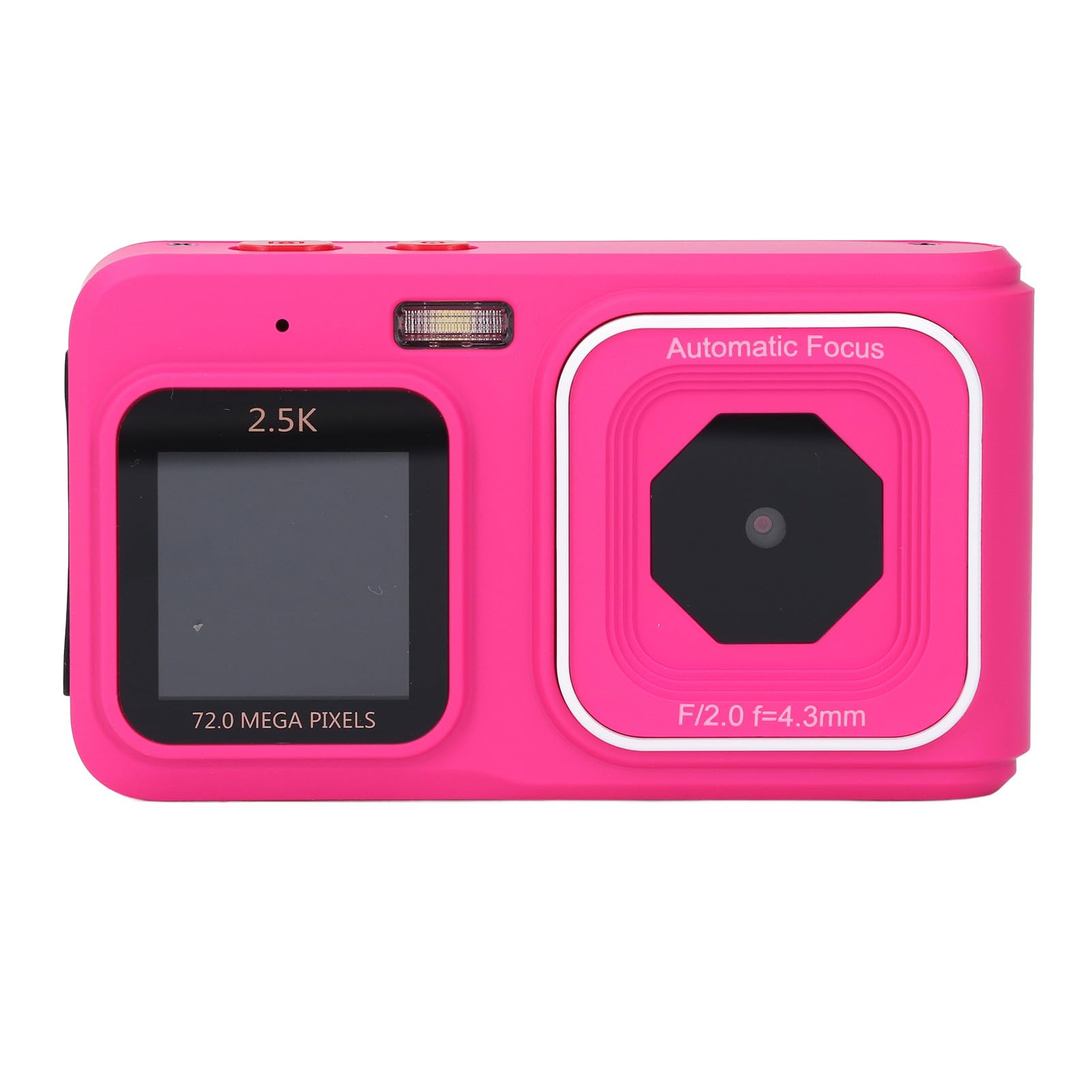 Dpofirs 2.5K Digital Camera for Photography, 16X Zoom 72MP Video Camera Camcorder Autofocus, Dual Screen Compact Selfie Camera for Travel Gatherings Graduations (Red)-image-44