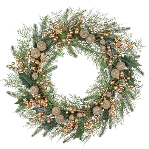 Hollyone Weihnachtskranz Türkranz für Weihnachten, Ø 60CM...