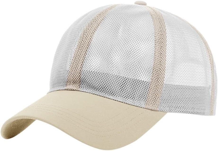 Summer Full Mesh Baseball Caps for Men Women Adjustable Sun Hats Lightweight Cooling Outdoor Sports Hats Breathable