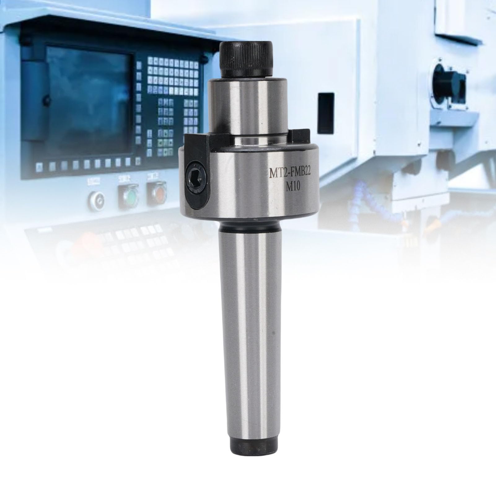 Aramox Utensile per Fresatura CNC con Supporto MT2 FMB22 con 10 Inserti in Metallo Duro Fresa per Spianatura Ad Alta velocità per Lavorazioni di Precisione