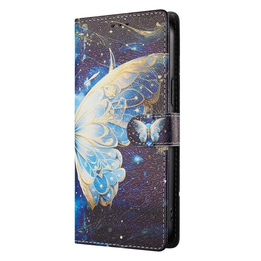 Étui portefeuille papillon pour Samsung Galaxy A05S housse à rabat en cuir