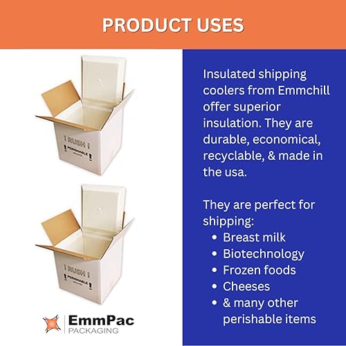 Miniatura 2 de SF11A Enfriador para envíos con aislamiento, 11" x 9" x 9" (paquete de 2)