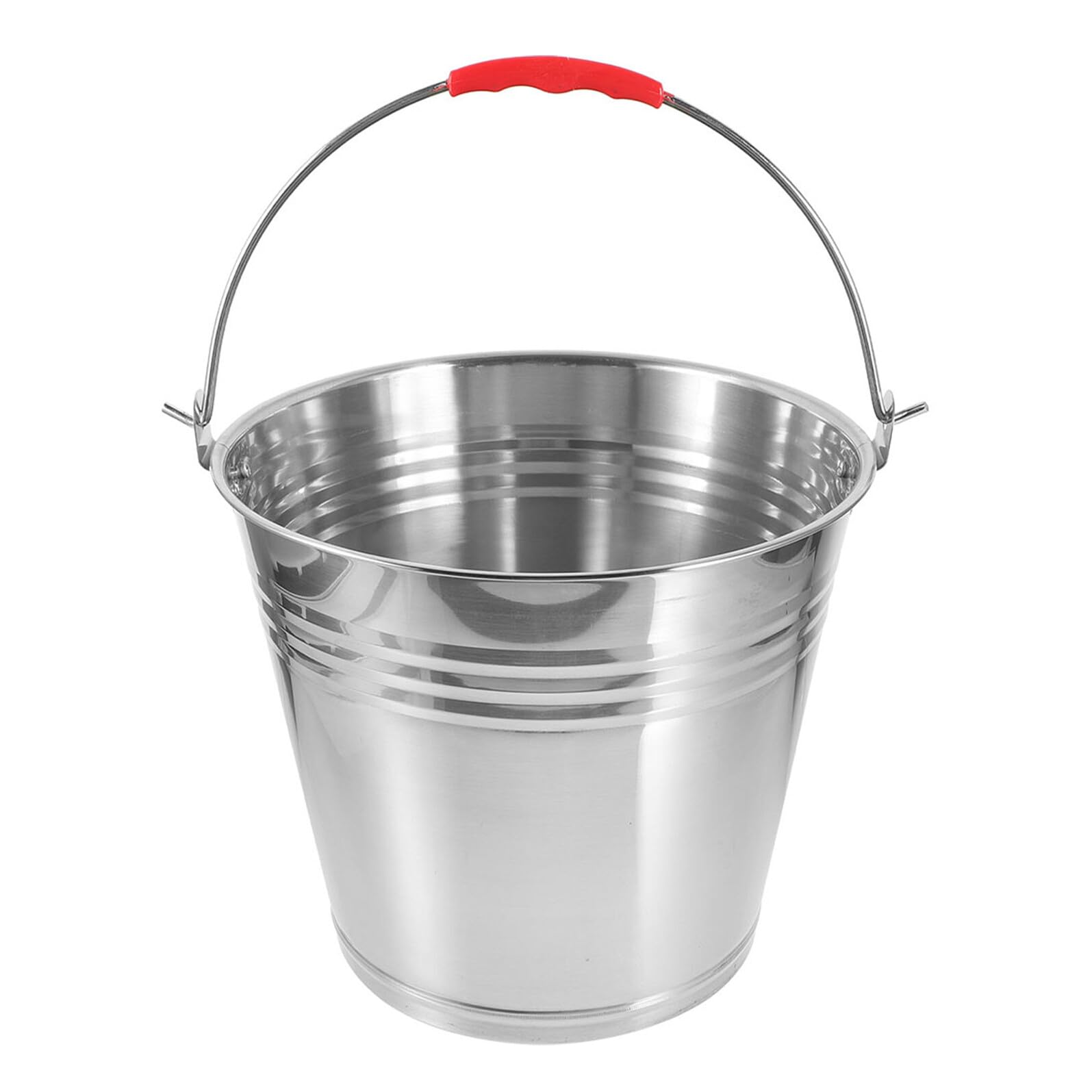 Seau de camping 12L en acier pour conserver la glace et les boissons