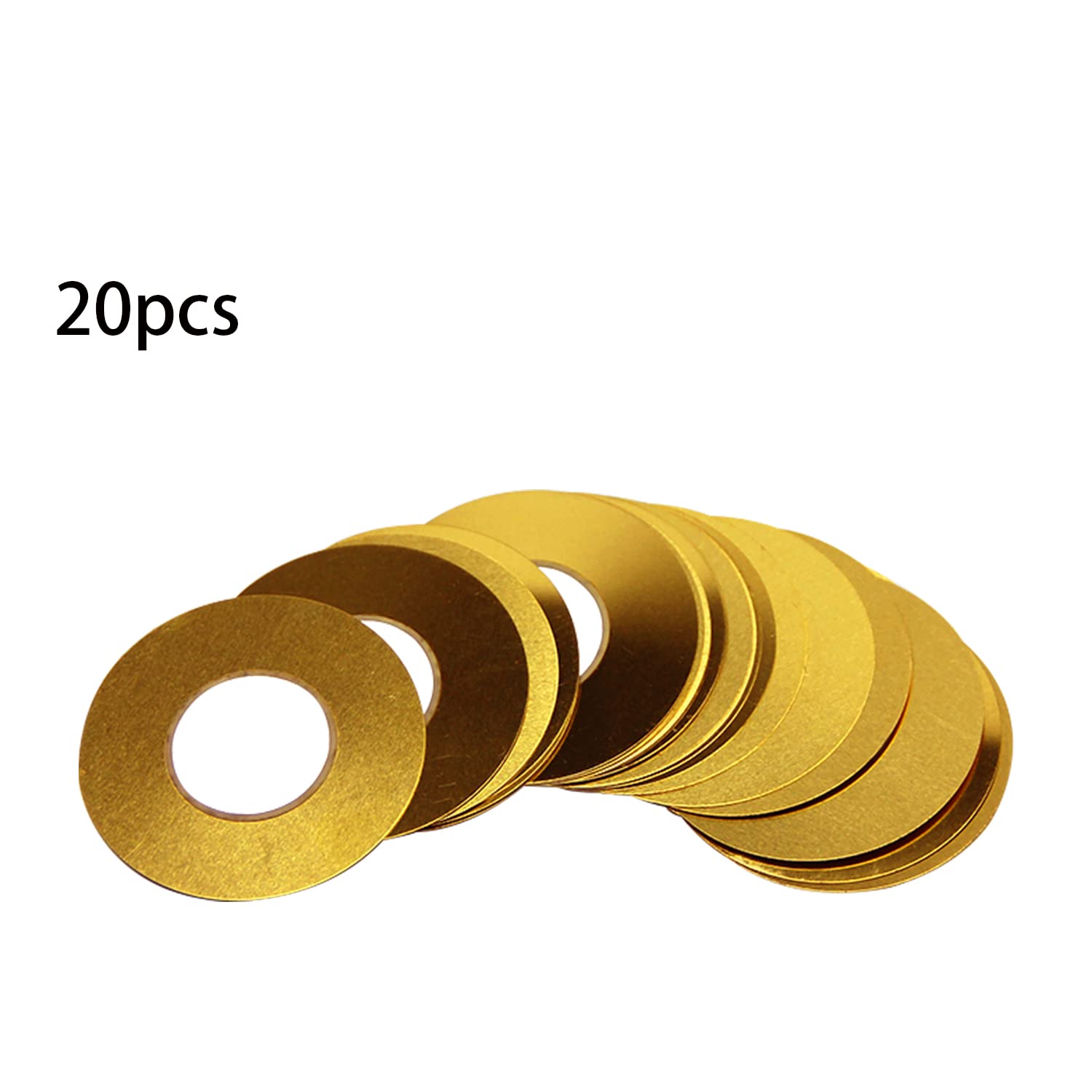 Piezoelectric Ceramic Copper Buzzer Passive Piezo Disc - Choose Size: 15mm, 20mm, 26mm, 50mm Gold