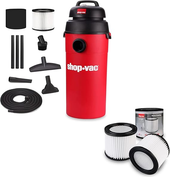 ShopVac 5 Gallon 5.0 Peak HP Wet/Dry Vacuum+High