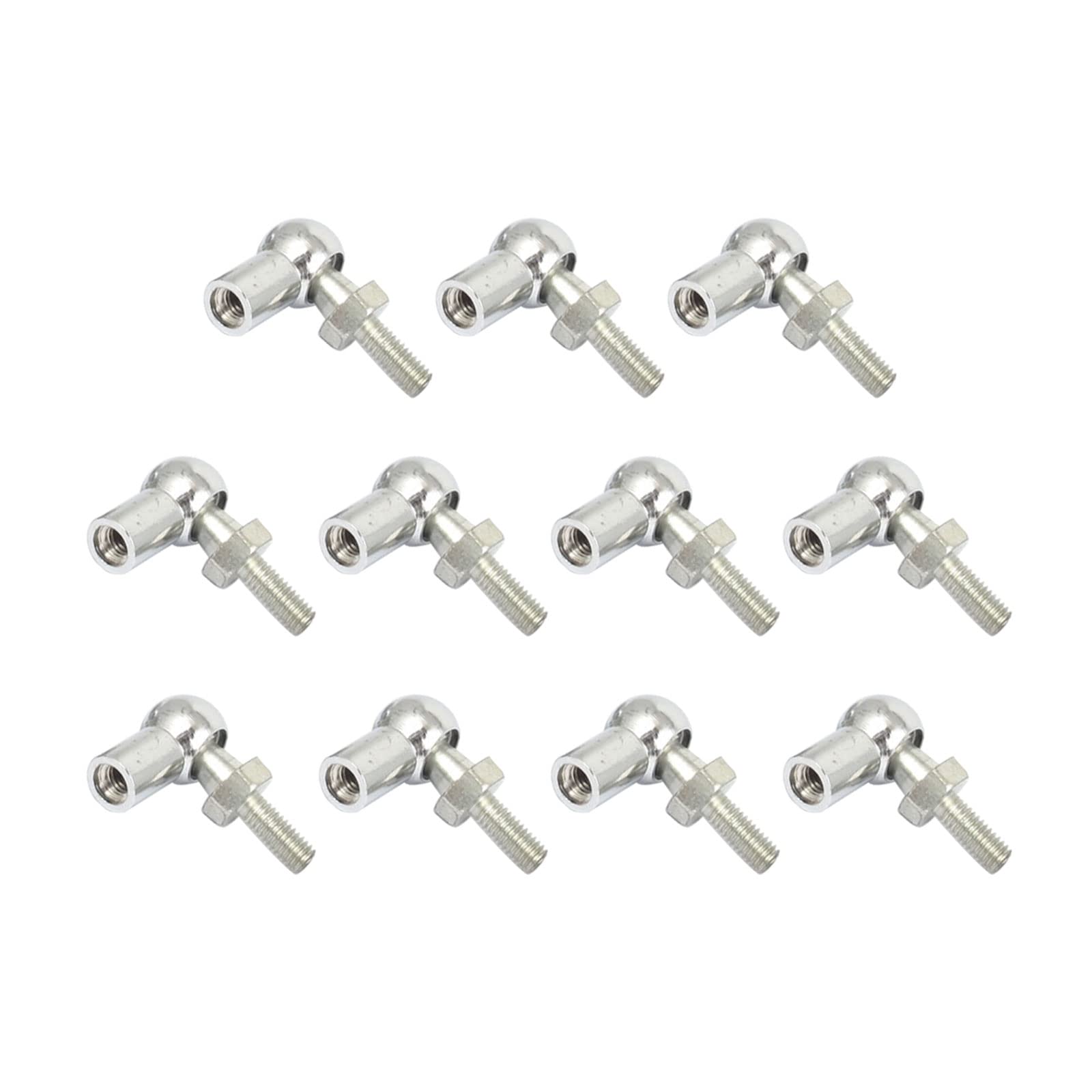 Giunto Sferico A Sfera 2 Pezzi - Filettatura M6x1.0 Destra, Acciaio 45#, Per Molle A Gas - Foto 3