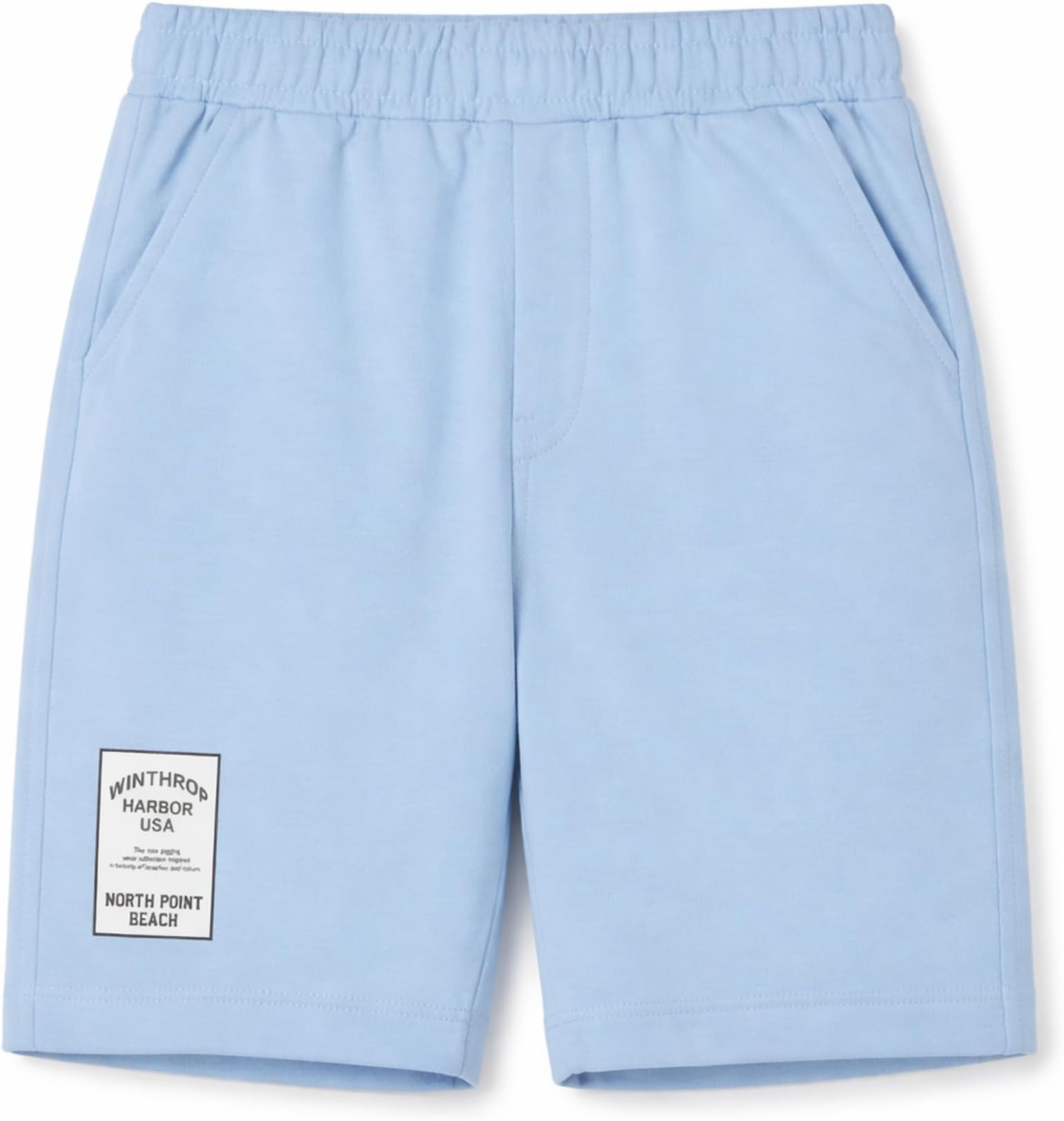 Alan Jones Clothing Boys Casual Bermuda Shorts | Placement Print | French Terry | Regular Fit | Drawstring Closure | Age 5–16 Years | Lounge & Casual Wear