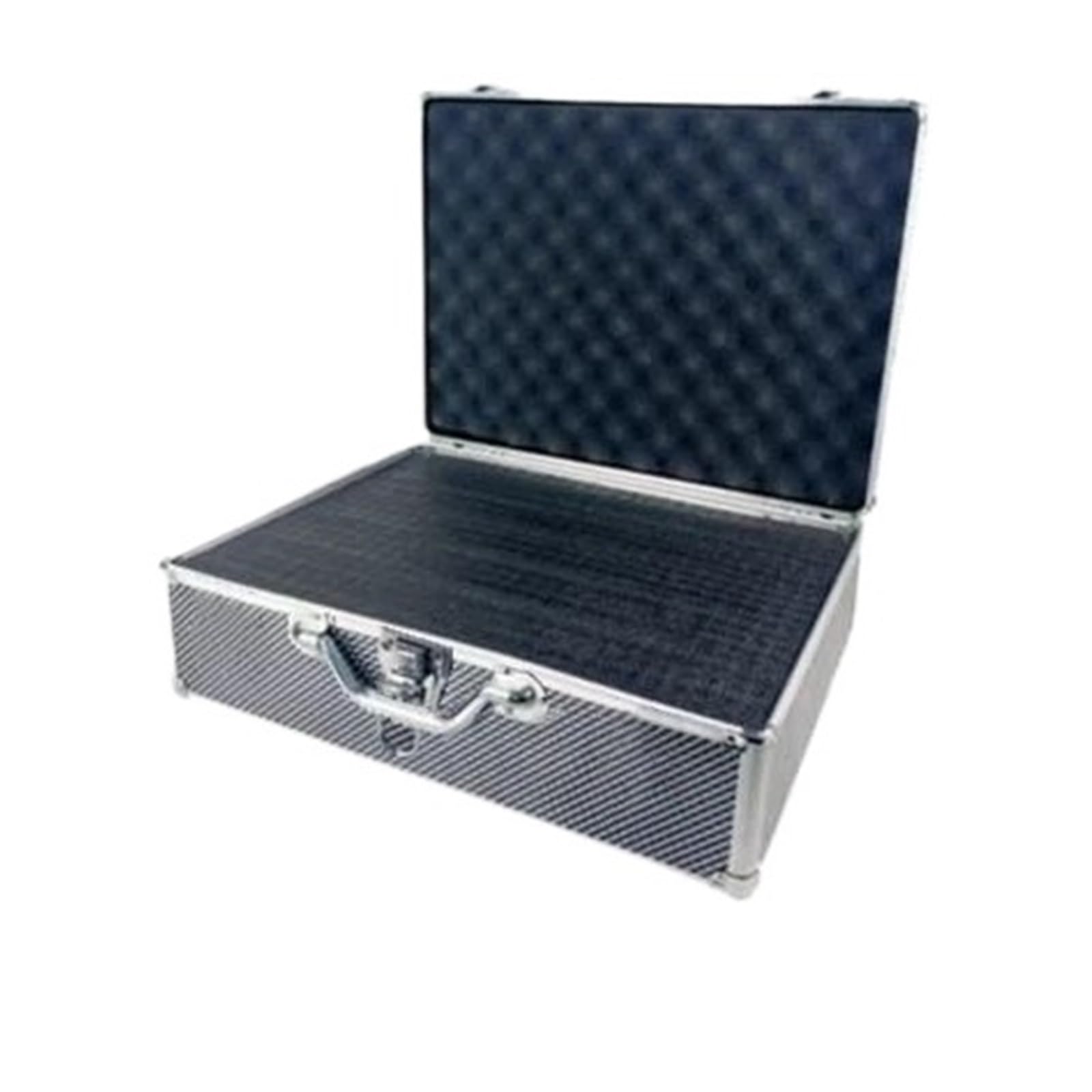 Aluminium Aktentasche ToolBox Tragbare Aluminium-Sicherheitsausrüstung, Werkzeugkasten, Instrumentenkoffer, Aufbewahrungsbox, Koffer, stoßfester mit Schwamm