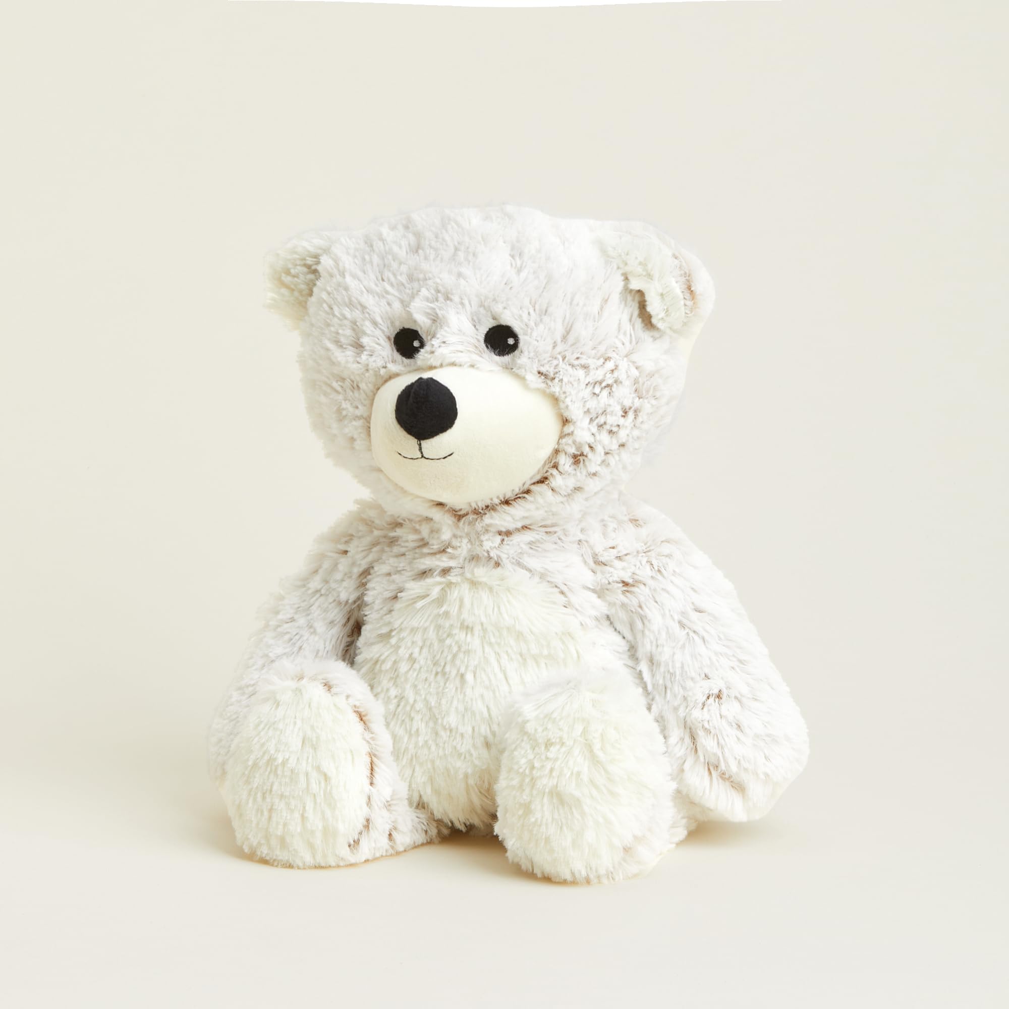 Warmies Peluche Marshmallow Orsetto Beige Pesato Utilizzabile nel Microonde con Profumo di Lavanda Francese, Borsa di Grano Caldo o Freddo per un Fresco Rilassamento e un Caldo Sollievo
