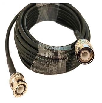 Ruiting Store BNC Male Plug to TNC Male Coaxial Extension Jumper Cable RG58 50-3 Cable 50cm 1m 2m 3m 5m 10m 15m 20m 30m Color 50cm
