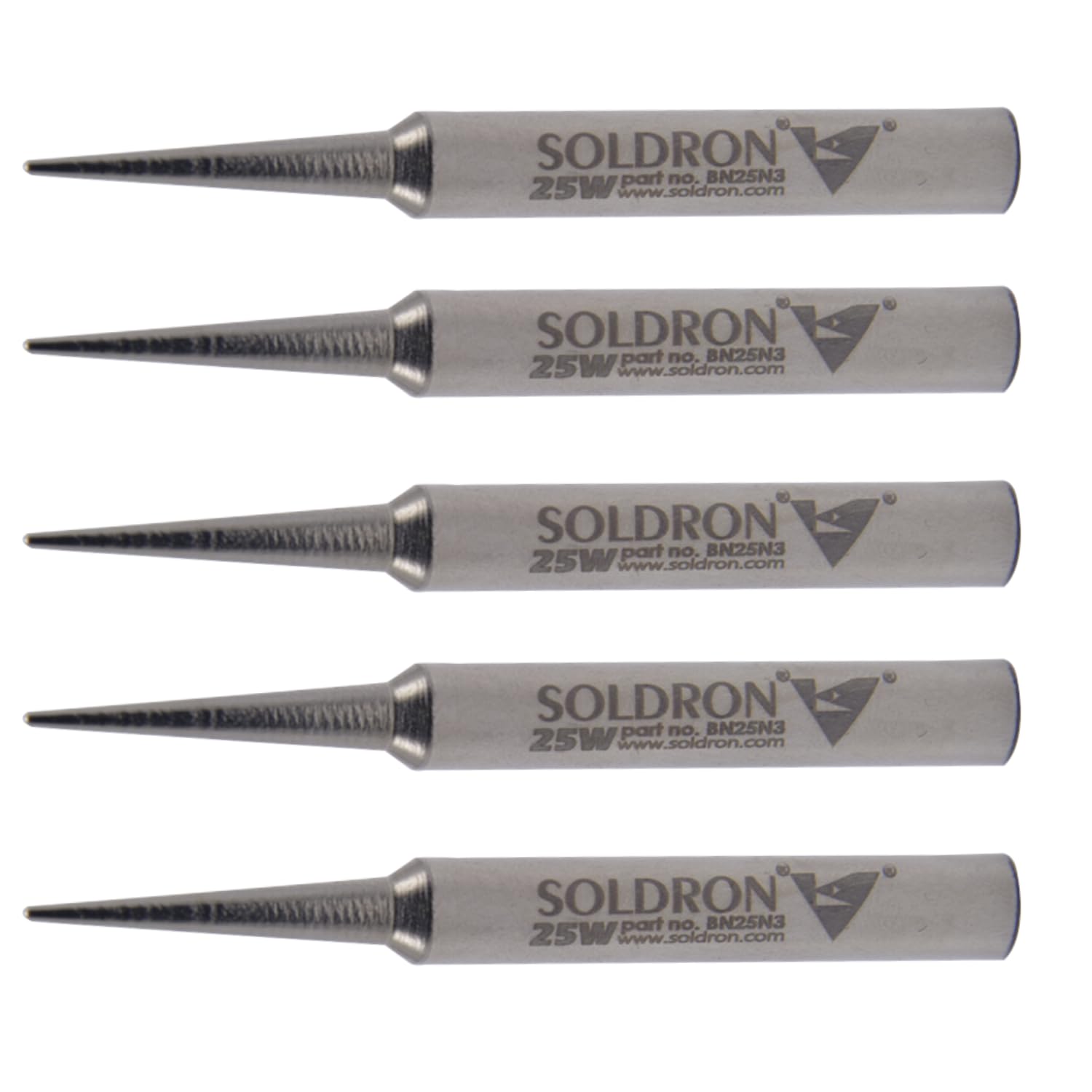 SOLDRON BN25N1 25-Watt Nickel-Plated Needle Bit | Compatible with SOLDRON 25W Soldering Iron | Durable & Precision Tip - pack of 5-image-47