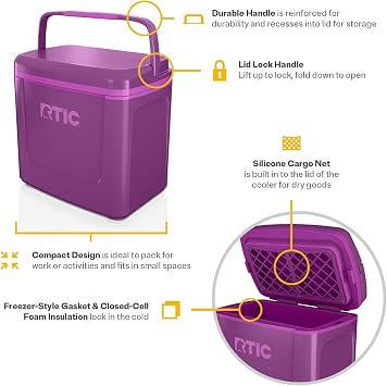 RTIC 8 QT Road Trip Personal Cooler