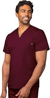 Adar Universal Unisex Scrubs - V Neck Tunic Scrub Top