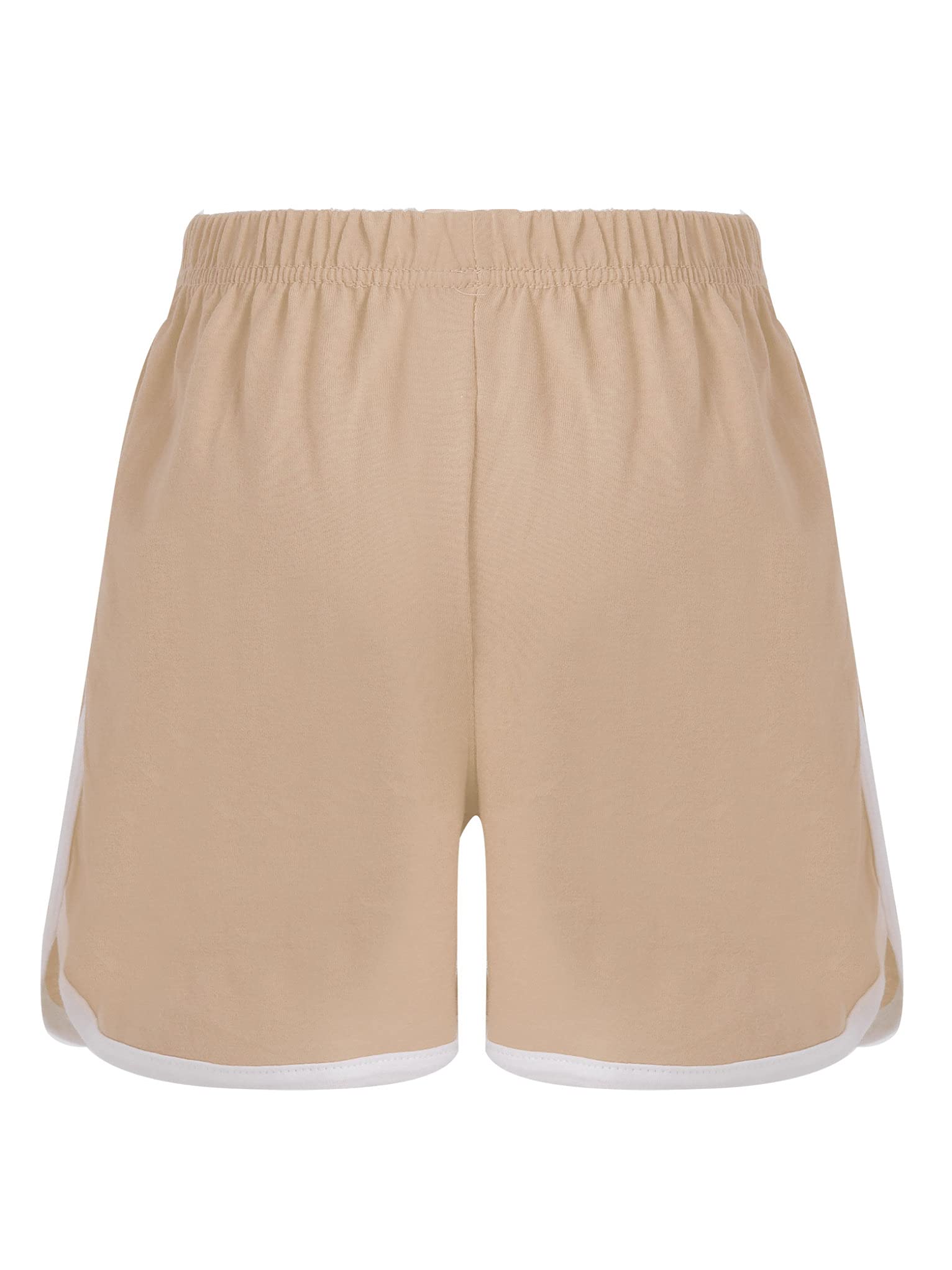 Mufeng Toddler Boy Girl Beach Shorts UPF 50+ Swim Trunks Quick Dry Summer Casual Shorts Waterproof Swimwear Bathing Suit Soft Khaki 4-5 Years