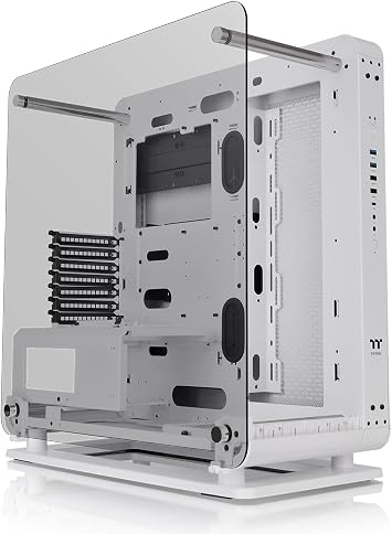 Thermaltake Core P6 TG Snow Mid-Tower ATX Case 3 x Tempered 4 mm Glass Side Panel Wall Mount White