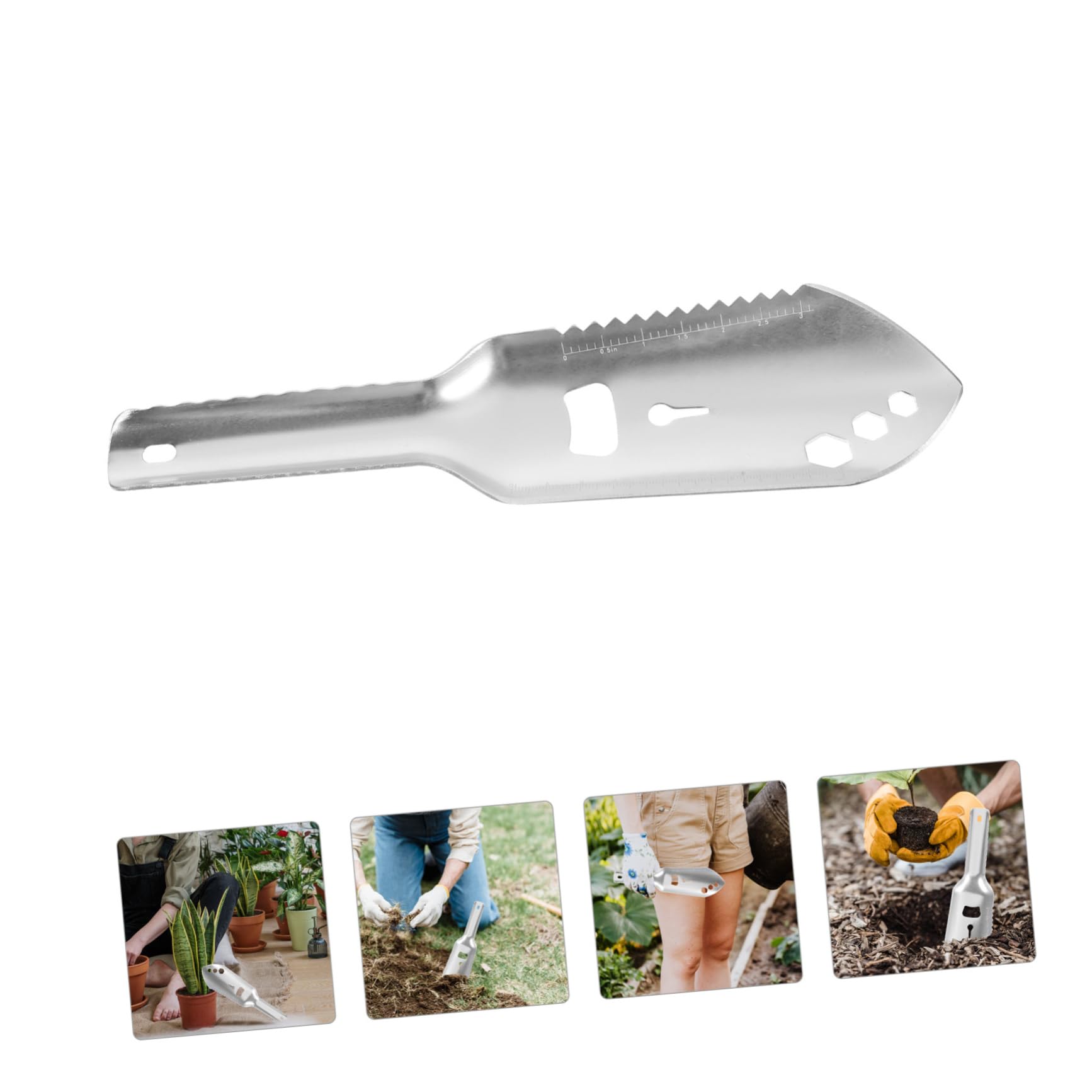 SUPVOX 1set Multifunctional Survival Shovel Compact Lightweight Camping Spade for Digging Sawing and Shoveling Sturdy Outdoor Tool for Gardening and Camping Activities