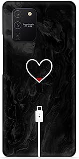 Heart Charging Vector Silicone Printed mobile case compatible with Samsung S10 lite