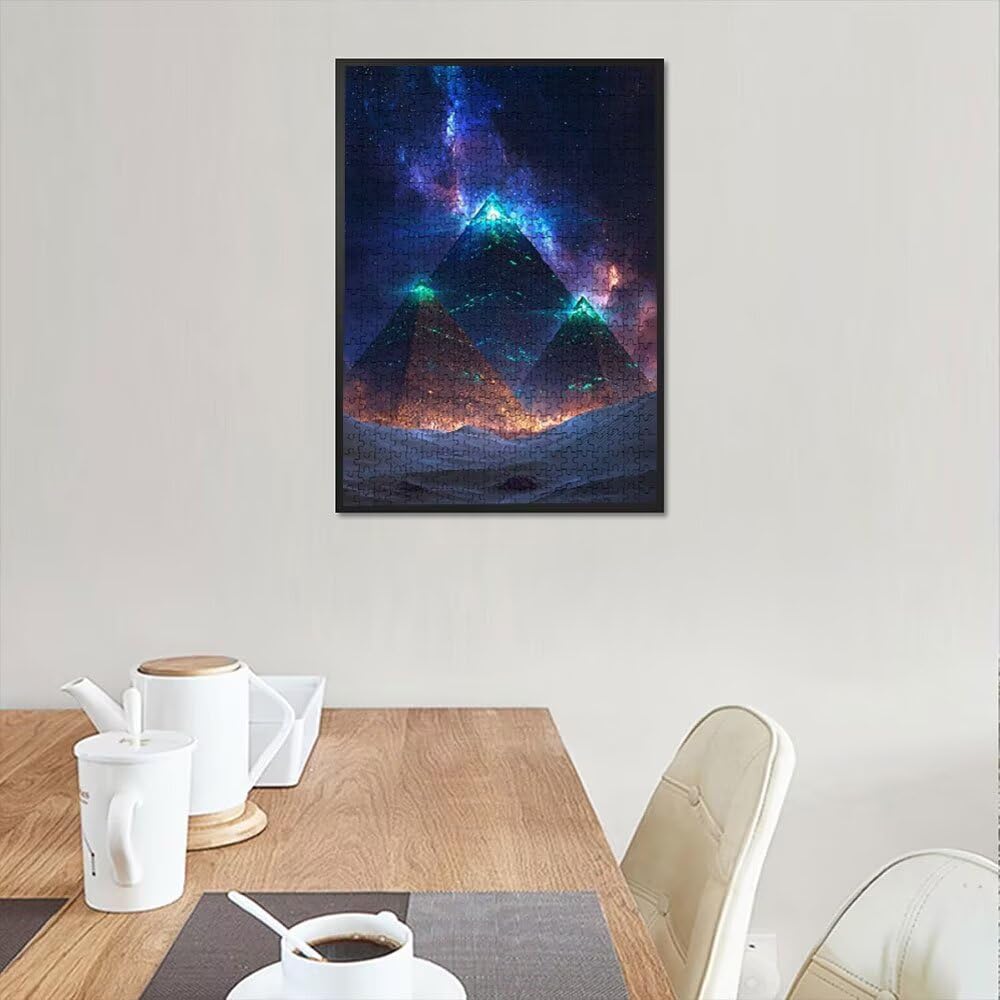 Puzzle 2000 Pezzi, Piramide Stellare 3D Puzzle per Adulti Impegnativo, Educa Puzzles Artistico, Divertente E Stimolante Puzzles Decorativo per La Famiglia, Regalo e Decorazione Pareti DX0YL6-942