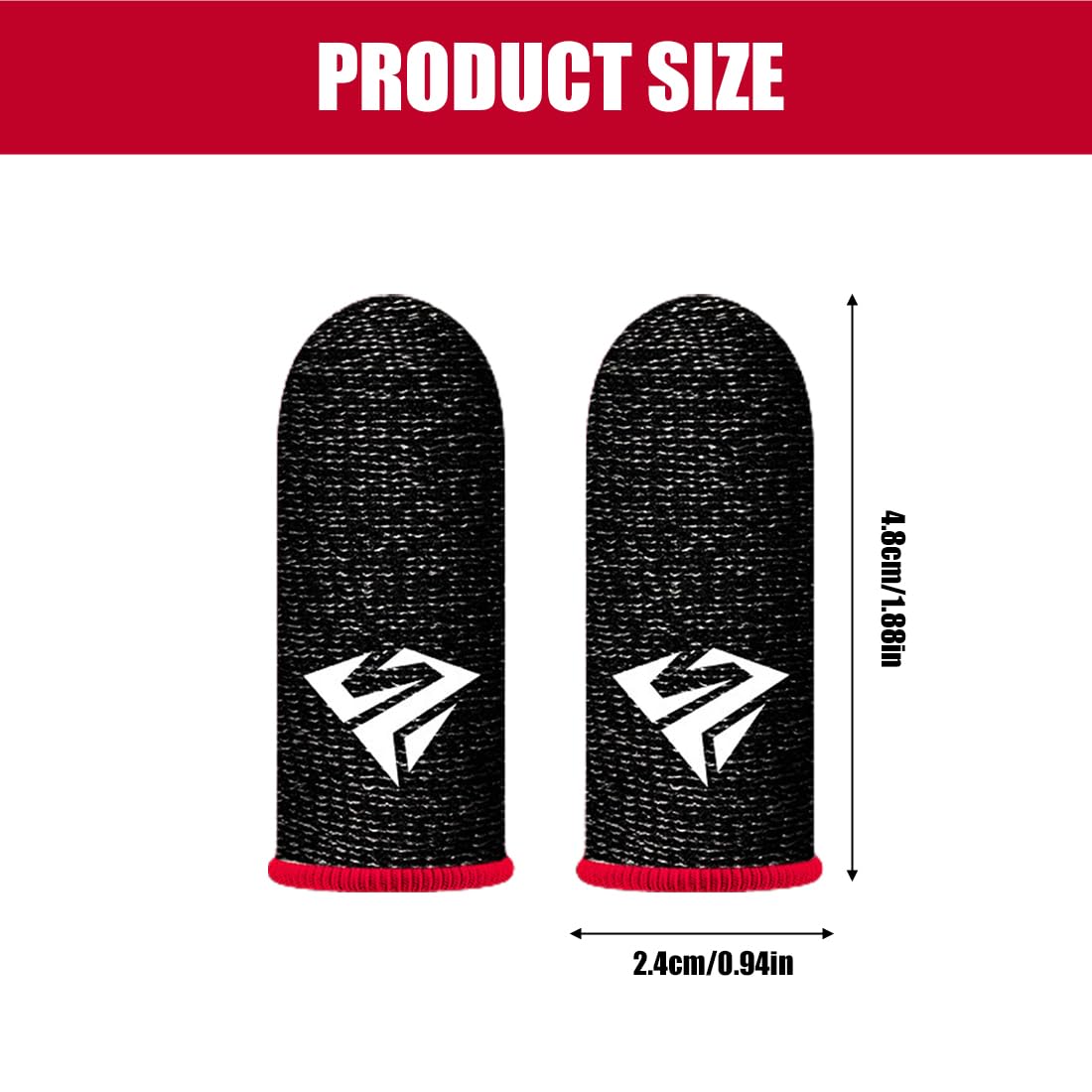 6 Pezzi Pubg Mobile Game Finger Sleeve Finger Sleeve Per Giochi Professionale Touch Screen Thumb Sleeve Traspirante Anti-Sudore Alta Sensibilità Per Giochi