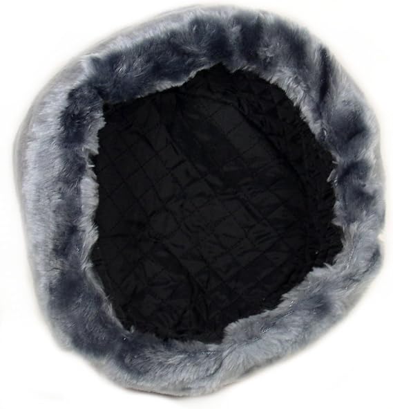 Russian Winter Hat Ushanka Gray*Size XL (Metric 62)