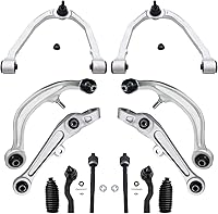 Vista 82 de Detroit Axle – 12 brazos de control superiores e inferiores delanteros con rótulas, barras de unión exteriores e interiores con topes, barras