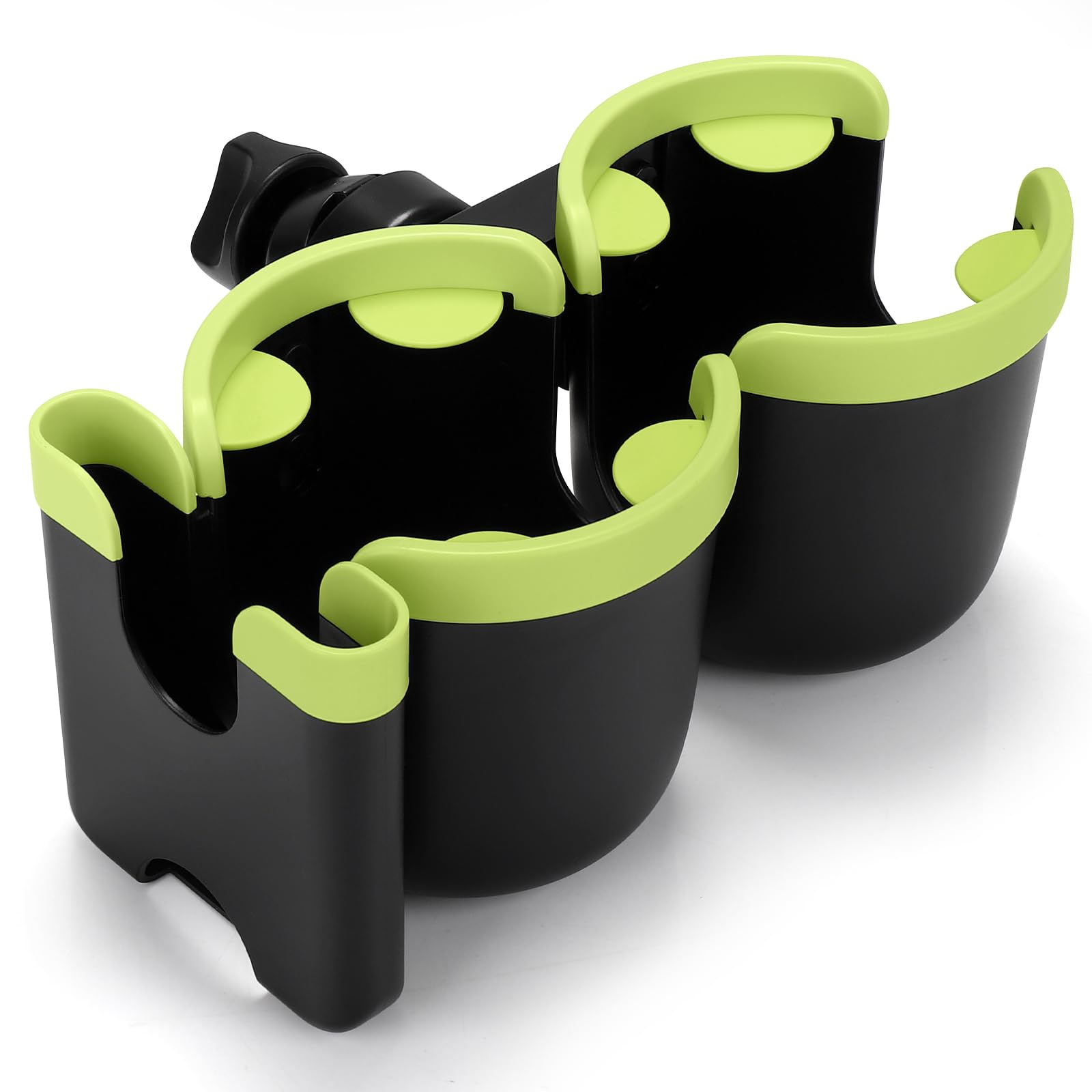 Accmor Stroller Cup Holder with Phone Holder, Bike Cup Holder, Walker Scooter Wheelchair Cup Holder Attachment, Universal Cup Holder for Uppababy Graco Strollers