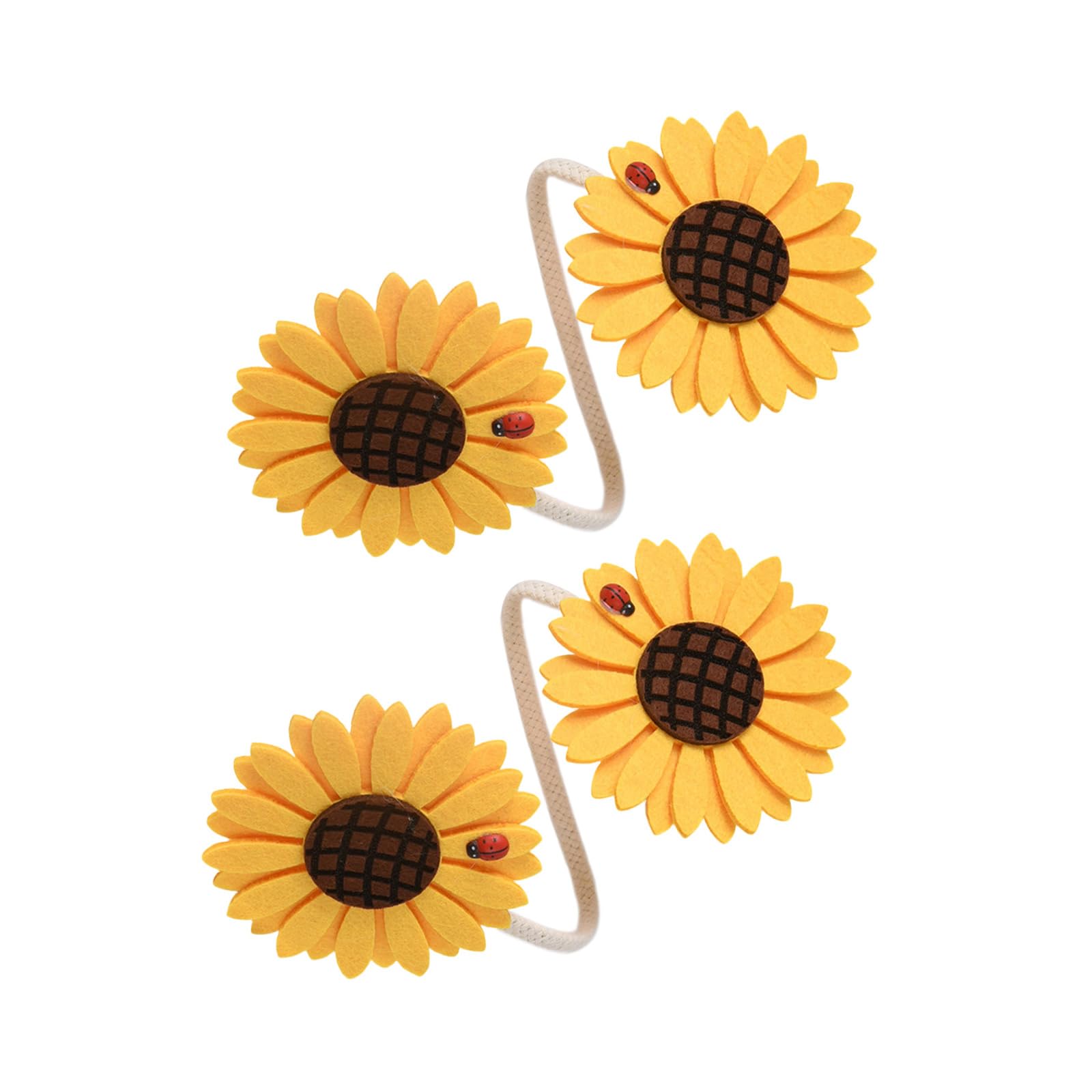 hogtnd Decorative Curtain Tiebacks, Flower Buckles, Clips, Curtain Holdbacks, Curtain Holdbacks for Home, Decorative Brackets