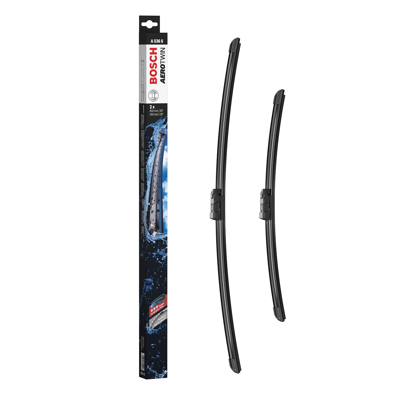 BOSCH Balai d'essuie-glace 3397014536 | Compatible avec: BMW 6 Gran Turismo, MASERATI GHIBLI III, LEVANTE SUV, PEUGEOT 508 II, 508 SW II