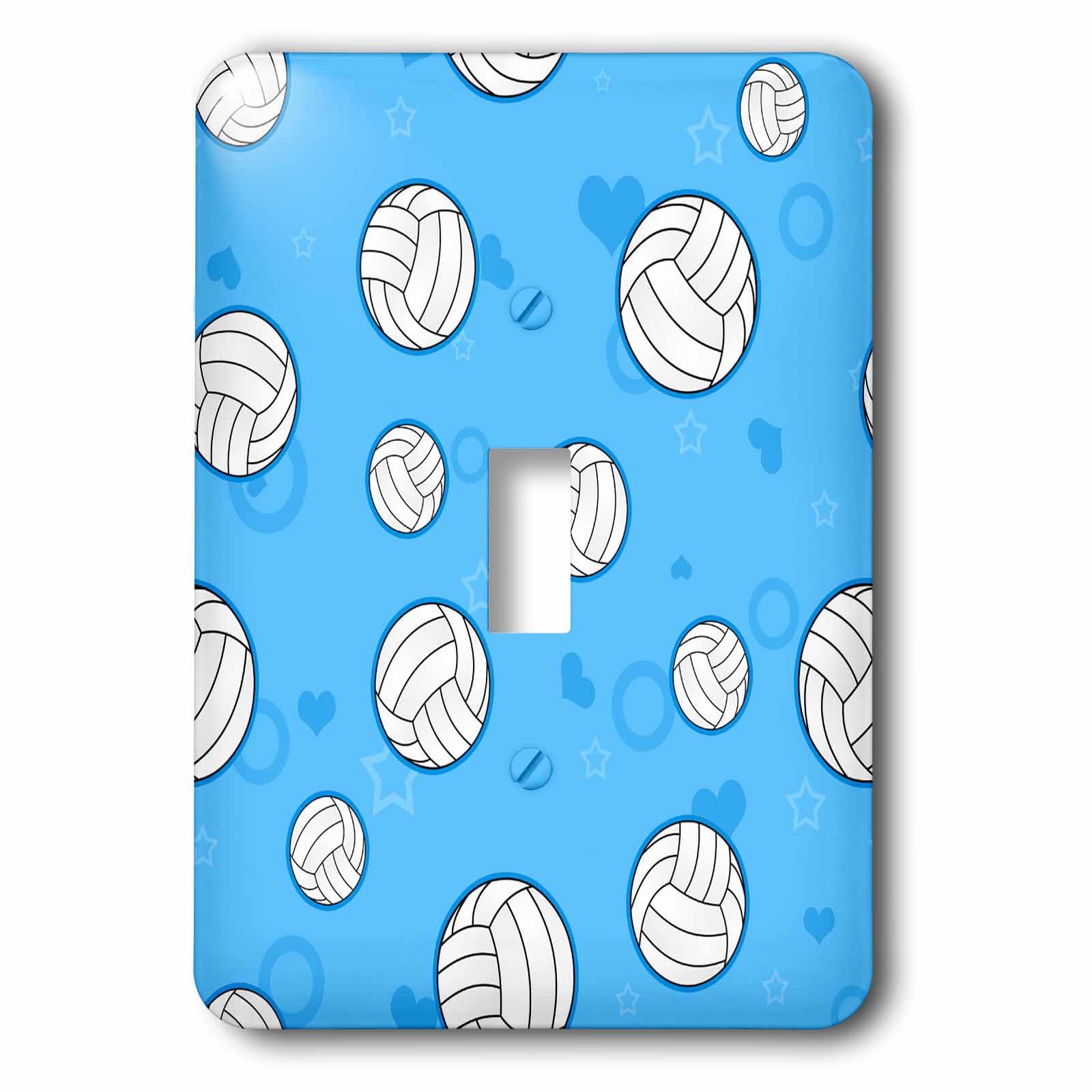 Interrupteur à bascule volley bleu 3drose LSP 195243 1 idéal pour décorer une chambre d'ado